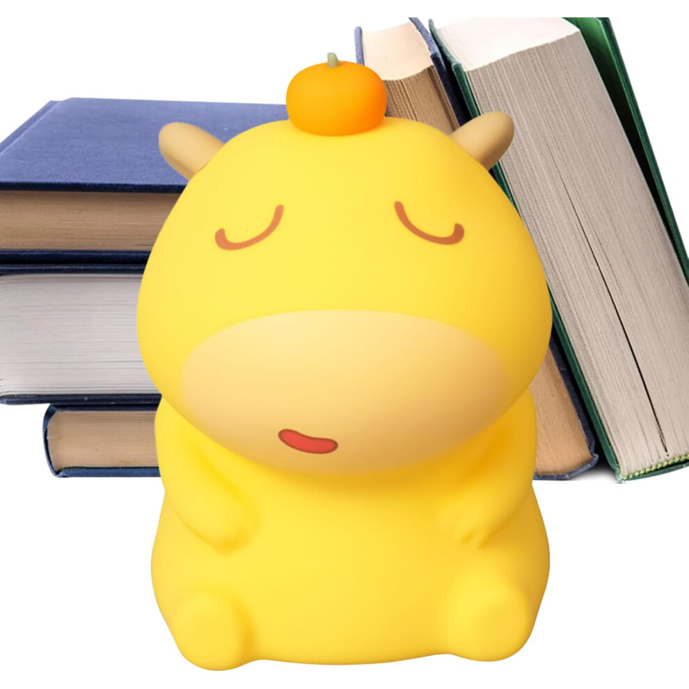 Silicone Night Light | Cute Silicone USB Capybara Toy | Home Appliances & Accessories for Birthday Girls Kids School Offices Nursery