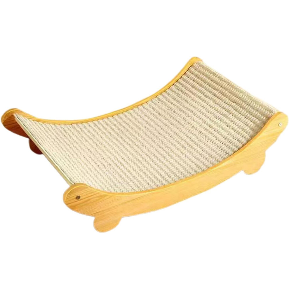 (klein) Sisal Cat Scratching Board, Rocking Chair, Cardboard Scratch Pads, Sisal Pad Scratching Bed for Cat, Durable Cat Scratching Mat, Reusable Sisal Cat