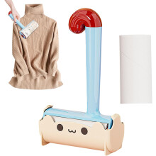 Pet Hair Removal Tool | Animal Hair Remover,Sticky Multifunctional Scrubber Roller With Cartoon Cat Shape For Deshedding Laundry Cleaning Furniture
