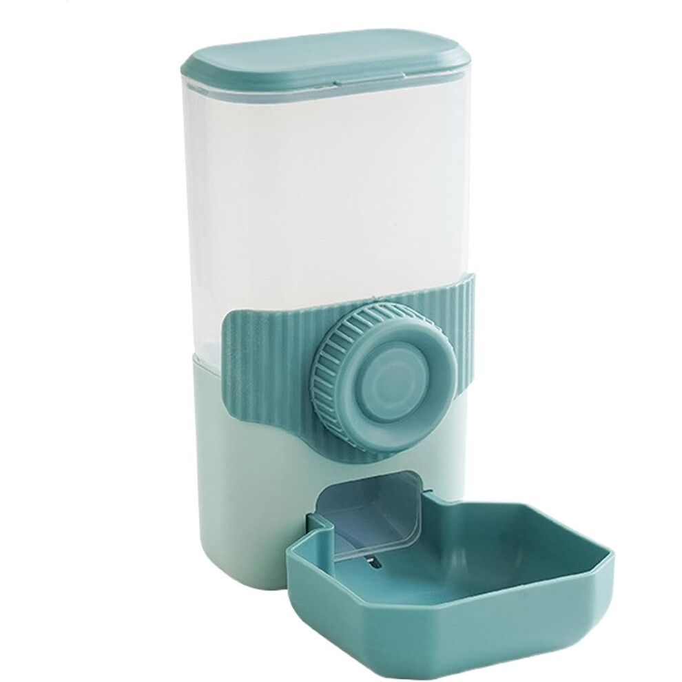 (Blue) Cat Feeder and Water Dispenser - Weighted Sensing Auto Pet Feeder,Weighted Sensing Pet Feeder for Cats and Dogs, Auto Food and Water Dispenser