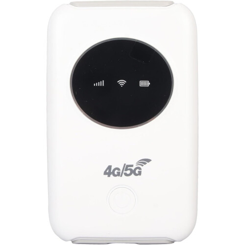 5G Router with SIM Slot Unlocked, 4G LTE Mobile WiFi Router Portable Travel Mi-Fi Hotspot 5G & 4G MiFi Device, Connection