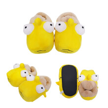 Plush 3d Simpson Slippers Home Winter Plush Soft Stuffed Indoor Shoes Warm Gift