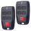 2Pcs Garage Télécommandes pour BFT Mitto B RCB,433.92Mhz Rolling Code,4-Channel BFT Remote,for Roll 1