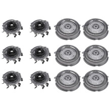 6 Pack SH50 Replacement Heads for Philips Norelco Series 5000 Shavers, S5000 S5420 S5380 S5351 Multi