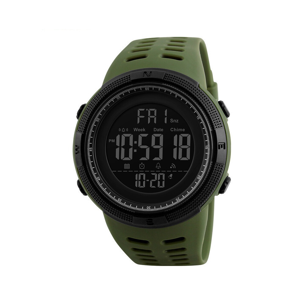 (StyleF) Watch Stylish Led For Adults And Students Outdoor Sports Watch Resin Case Strap Pu