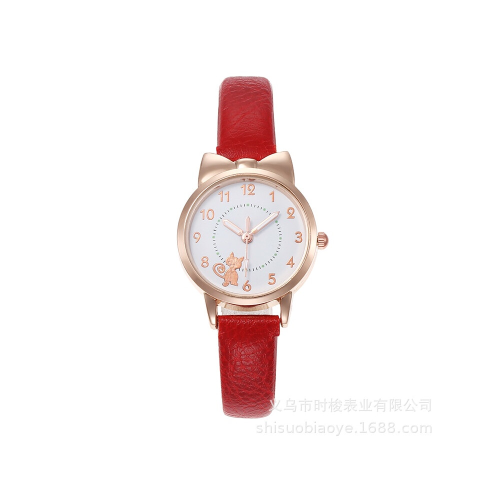 (StyleE) Fashionable Watch Kids With Cute Butterfly Bow 28mm Dial Quartz Movement Z618-image-OPC-PH5DH9X-NEW