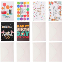 2 Sets Blank Cards Holiday Cards Cartoon Gift Cards Holiday Gift Cards Birthday Blessing Cards