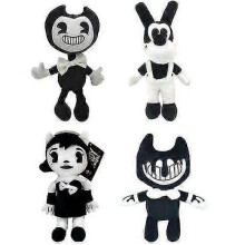 Poupée en peluche de la collection Bendy and The Ink Machine, cadeau aléatoire pour les enfants.
