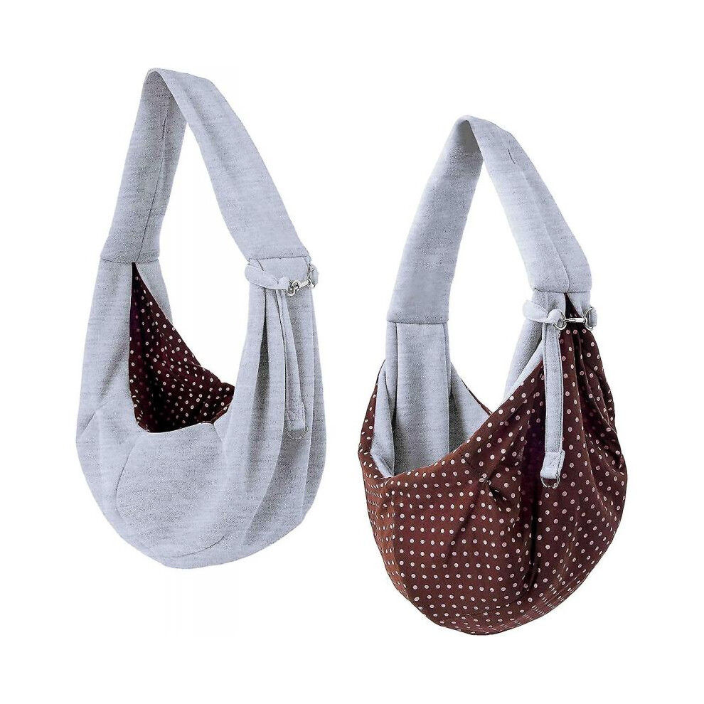 1pcs Dog And Cat Sling Carrier  Hands Free Reversible Pet Bag - Soft Pouch And Tote Design  Suitable for Puppy, Small Dogs, And Cats for Outdoor Trave-image-OPC-PH5DN8G-NEW