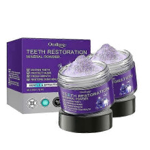 2X New Dental restoration mineral powder, mineral tooth powder, teeth whitening
