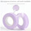 6 Rolls Eyelash Tape, Adhesive Fabric Eyelash Extension Tape 2