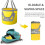 Collapsible Bucket, 20L Space Saving Foldable Bucket Water Storage 4