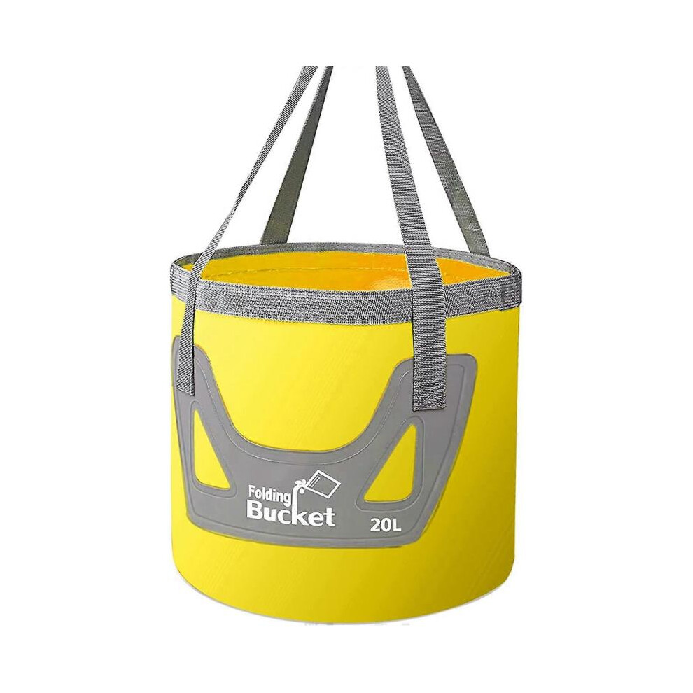 Collapsible Bucket, 20L Space Saving Foldable Bucket Water Storage