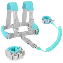 Anti Lost Toddler Leash with Backpack Harness and Wrist Link for Child Safety Wristband Leash