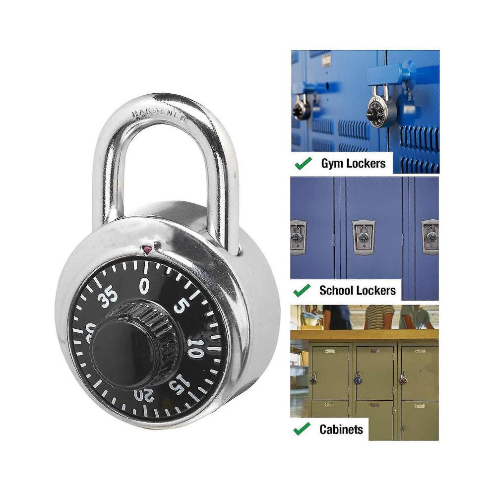 password Turntable Lock Anti Theft Portable Combination Password Directional Padlock Gym Locker General Management Small Padlock
