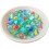 110 Marble Game Glass Marbles, 0.63", Mixed Colors 3