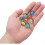 110 Marble Game Glass Marbles, 0.63", Mixed Colors 2