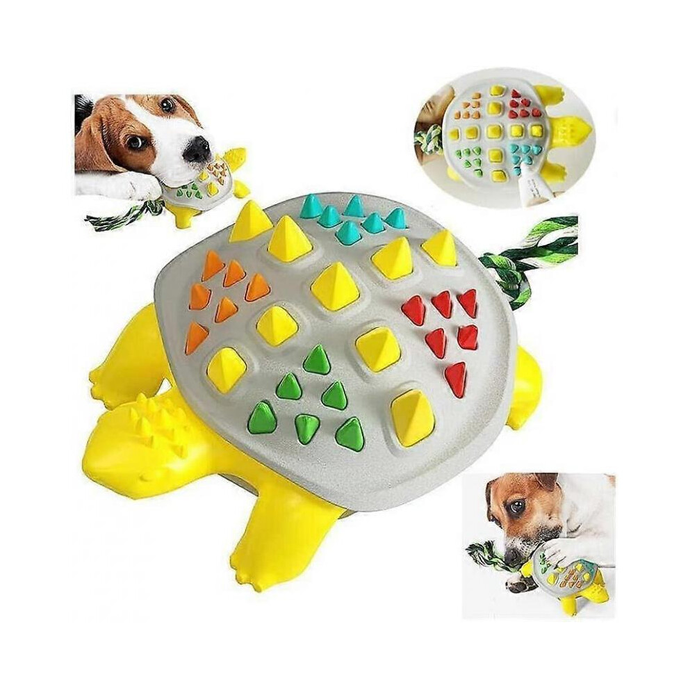Turtle Dog Chew Toys for Aggressive Chewers Clean Chew Toys for Medium and Large Dogs