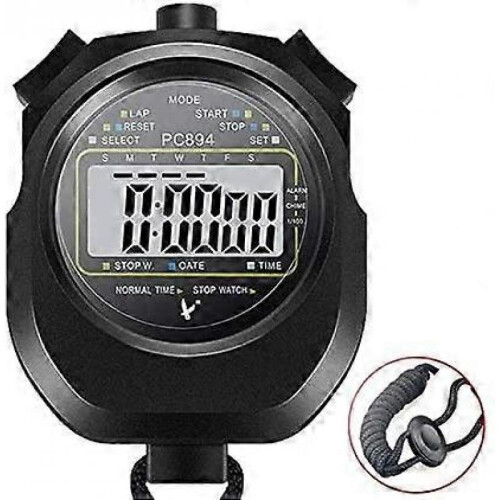Stopwatch Pro Timer 3 Button Operation with Digital Large Screen Stopwatch Sports Game Timing 2
