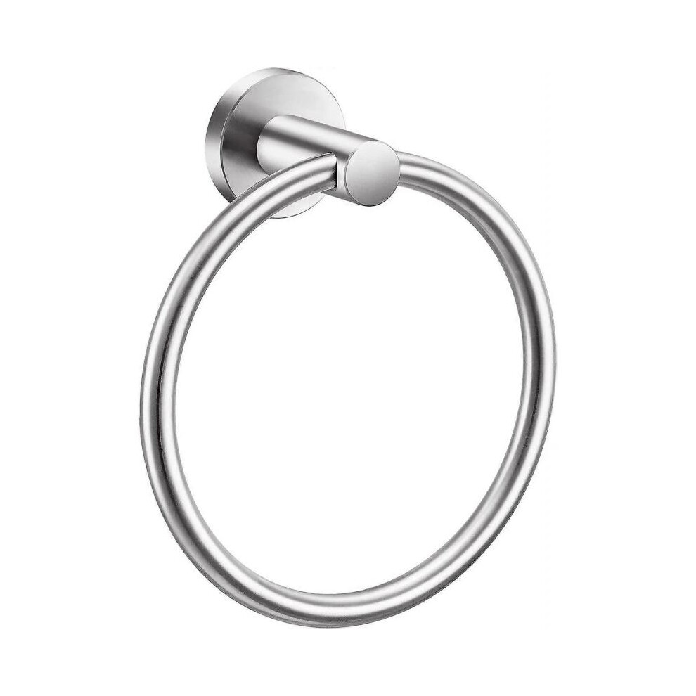 Hand Towel Ring, Brushed Nickel SUS 304 Stainless Steel Towel Holder Hangers, Wall Mount Towel Rack for Bathroom Kithen