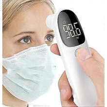 Medical Infrared Forehead and Ear Thermometer Non-Contact Thermometer for Adult Child Baby, LCD Display Sound Memory Option