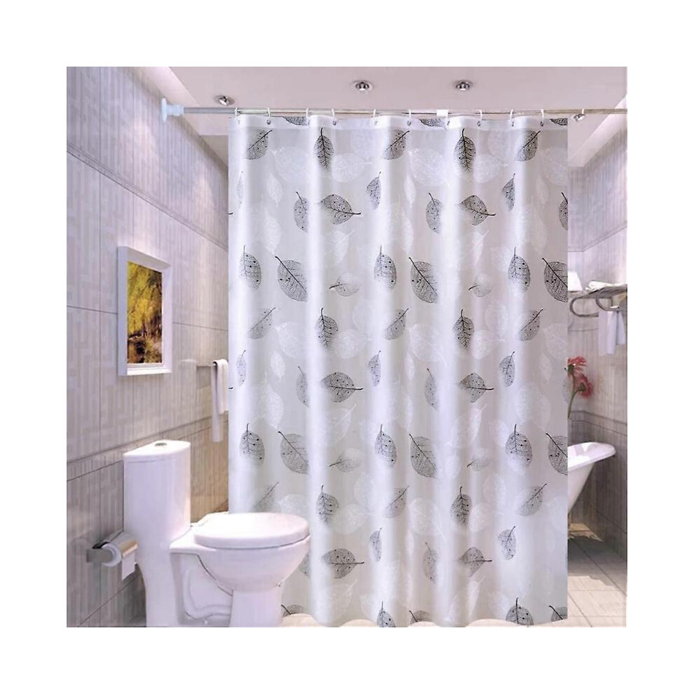 Bathroom Shower Curtain Liner 180 x 200cm 100% PEVA - Waterproof Shower Curtain Liner,3D Effect,Eco-Friendly Design,Anti-Rust Grommets