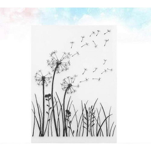 Plastic embossing stencil for card making and paper crafts 1