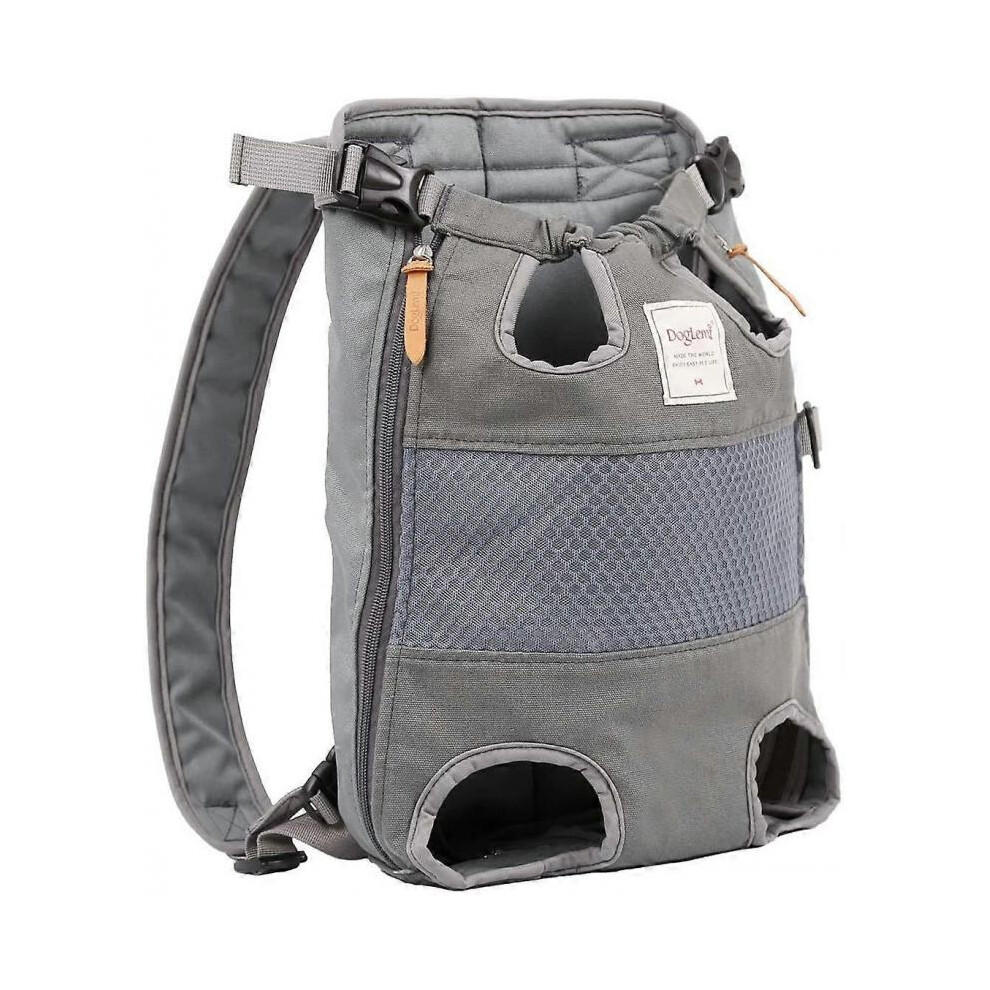Dog Pet Carrier Bag, Dog Backpack, Carrier Backpack, Transport Backpack for Pets Jfor Walking Hiking Cycling and Motorcycle Carrier up to 10 kggray