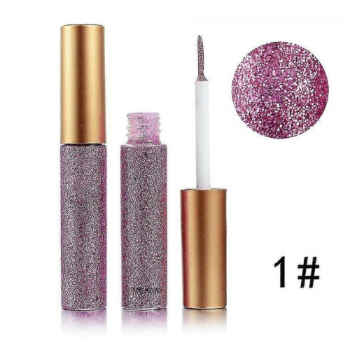 10 Colors Liquid Glitter Eyeliner, Shimmer Waterproof Eyeshadow 1