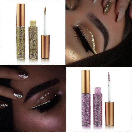 10 Colors Liquid Glitter Eyeliner, Shimmer Waterproof Eyeshadow 2