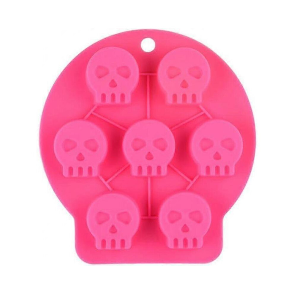 Silicone Halloween Candy Mould - Skull, Bat and Ghost for Chocolates, Jellies and Cake Decorations.