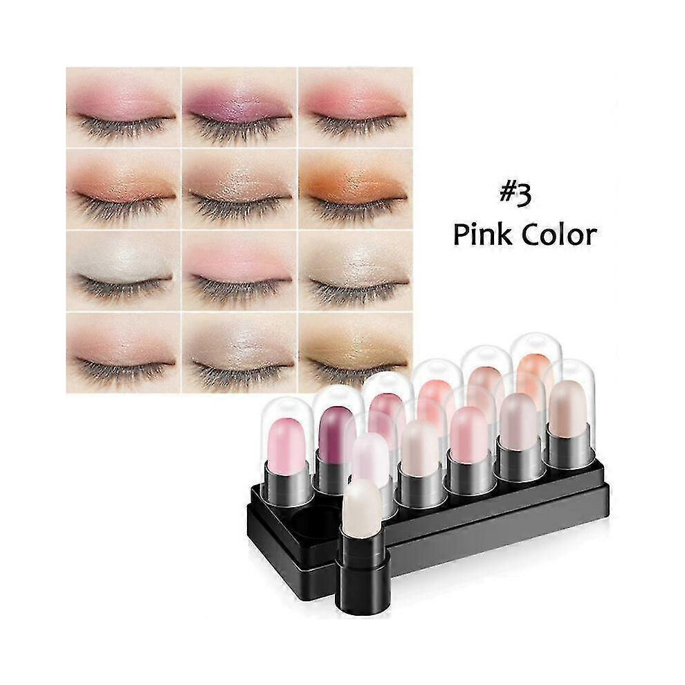12 Colors Eyeshadow Pen Set Waterproof Long-lasting Shimmer Glitter Eyeshadow