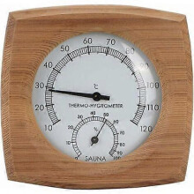 Thermometer/Hygrometer, Interior Wood 2-in-1 for Sauna Thermo-hygrometer Thermometer Hygrometer Hammam Accessories for Sauna Room