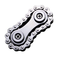 (silver) Sprocket Chain Fidget Toy Silver Gold Black Ggift Kids Gear Gyroscope Swivel Party