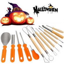 13pcs Pumpkin Carving Kit Professional Pumpkin Cutting Supplies Tools Stainless Steel Carving Knife Set