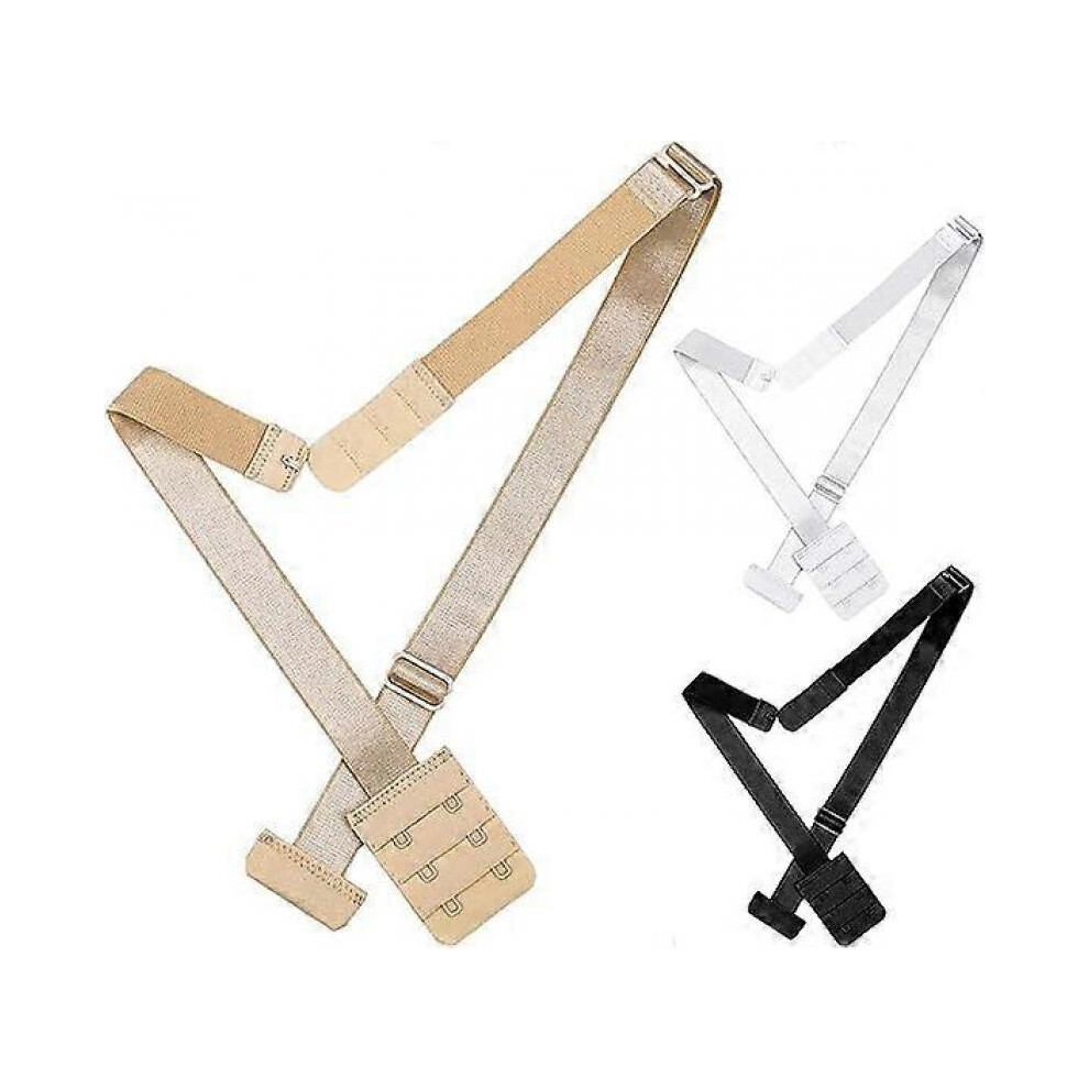 3 Pcs Bra Strap Converter Adjustable Low Back Bra Extender Bra Converter Straps 3 Hook Bra Strap Extender-image