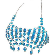Women Sexy Jewelry Pearl Halter Backless Body Chain Bra