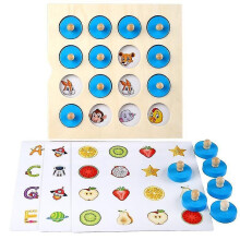 (C) Party Games Wooden Memory Chess Game Match Sticks Block Board Cognitive Ability