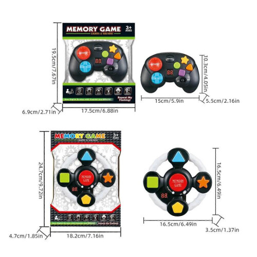 (Steering Wwheel Model) Memory Game, Kids Electronic Games, Sequence Fun for Kids with Lights 1