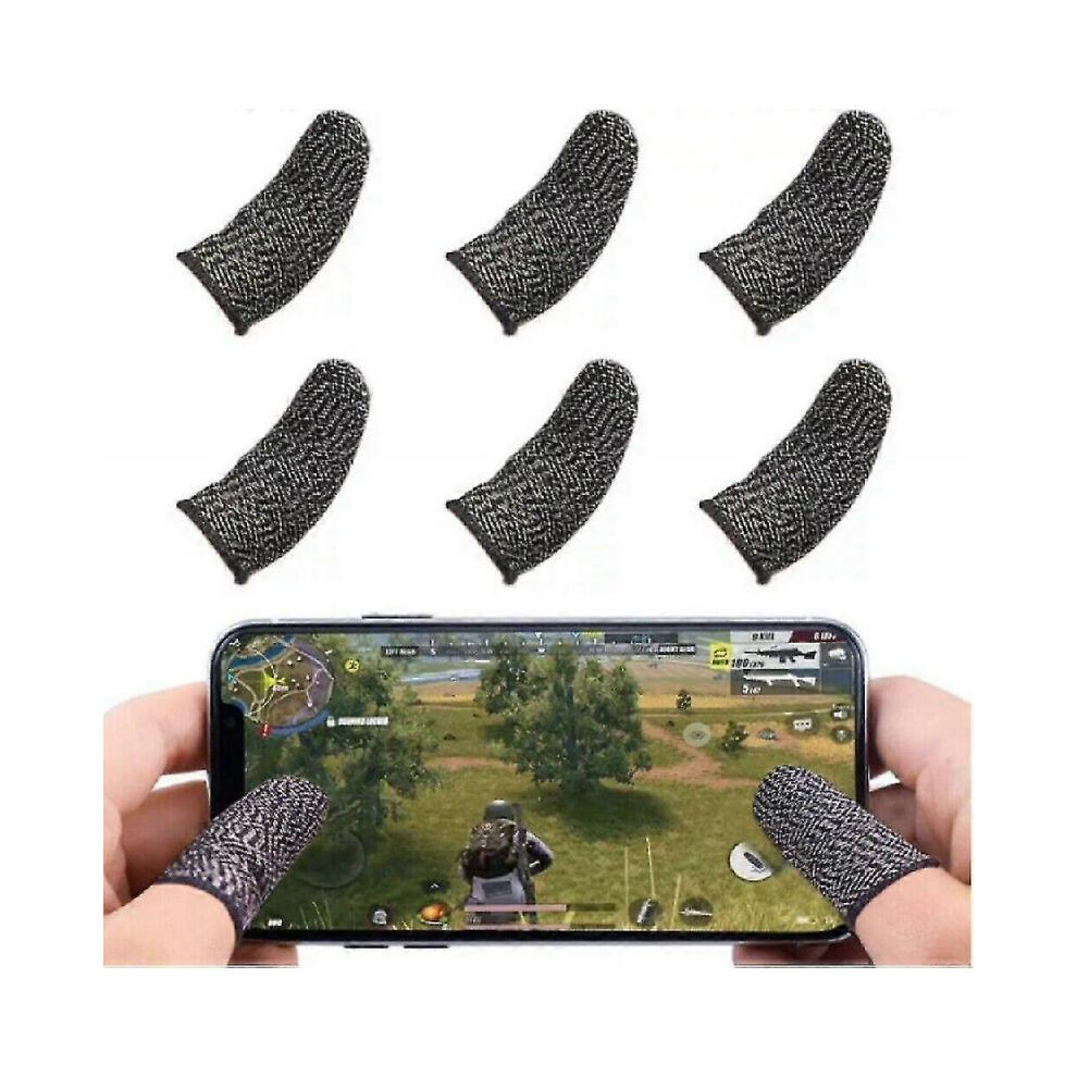 5 Pairs Screen Gaming Finger Sleeve Game Controller Mobile Sweatproof Gloves 5004229850069