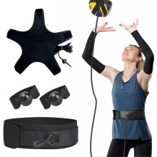Volleyball Training Pass Resistance Band, Elastic Volleyball Resistance Belt Set for for Practicing Serving, Arm Swing Passing, Agility Training