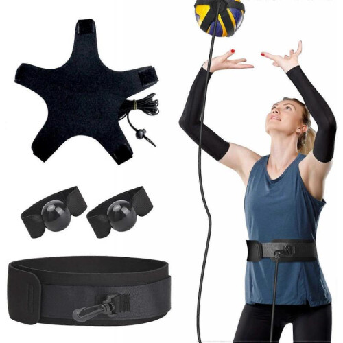Resistance band for volleyball training, elastic belt for passing, serving and agility.