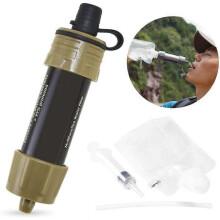 Water Filter Straw Personal Water Purifier Survival Water Filtration System for Outdoor Emergency Camping Traveling Backpacking