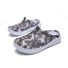 (Black, EU38) Garden Summer Womens Wooden Shoes Bathroom Slippers Sandals Beach Breathable