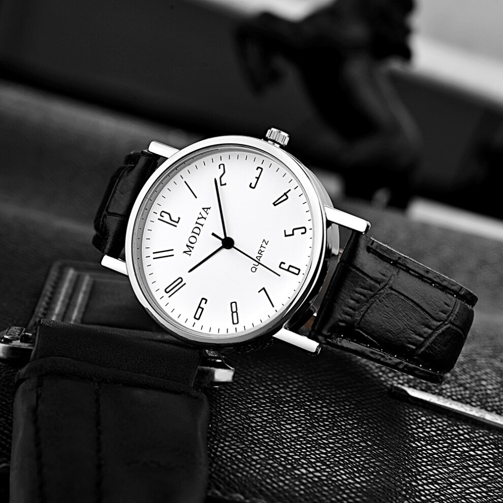 (StyleA) Mens Waterproof Watch With Quartz Movement And Diameter 40mm Dial