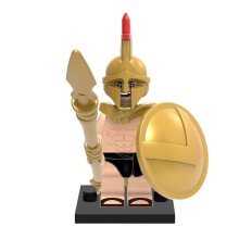 (Yellow Spartacus) Knights Templar Crusader Mini Figures Building Blocks Diy Gift Kids Toy Puzzle