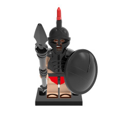 (Black Spartacus) Knights Templar Crusader Mini Figures Building Blocks Diy Gift Kids Toy Puzzle