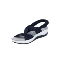 (Blue, EU38) Orthopedic Casual Women Sandals Comfort Flat Summer Sandals Beach Ladies
