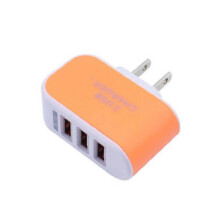 (Orange US) Multi 31a Port Usb Charger Adapter Head Travel Accessorie Ac Supply Useu Power