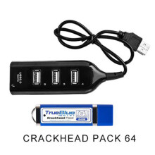 (CRACKHEAD PACK 64) True Mini Blue Playstation Classic Ps1 Multi Best Games Crackhead Included Pack
